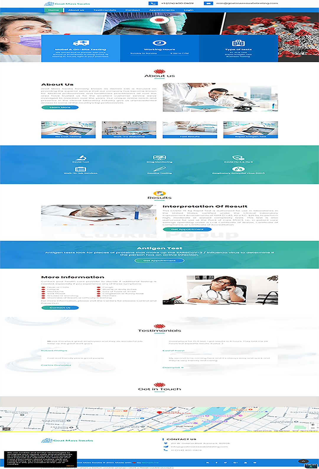 Goat Mass Swabs Testing