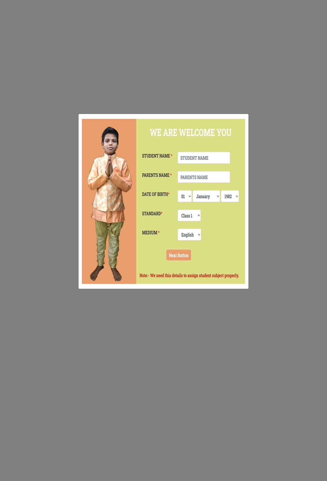 Student Registration